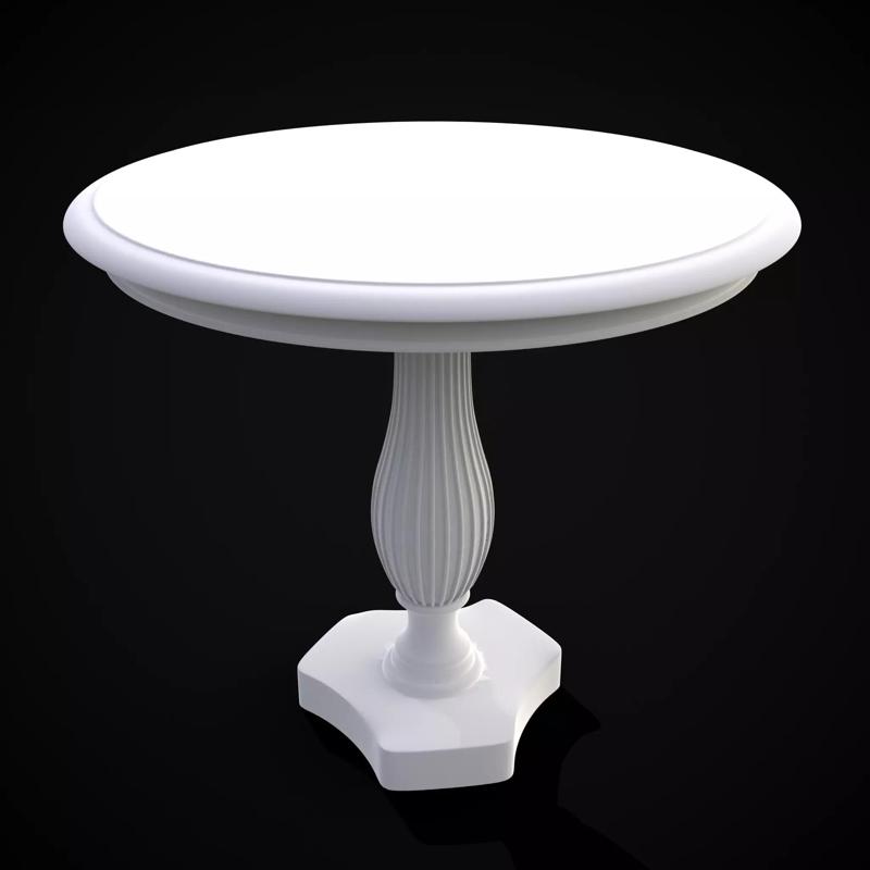 Round Garden Table