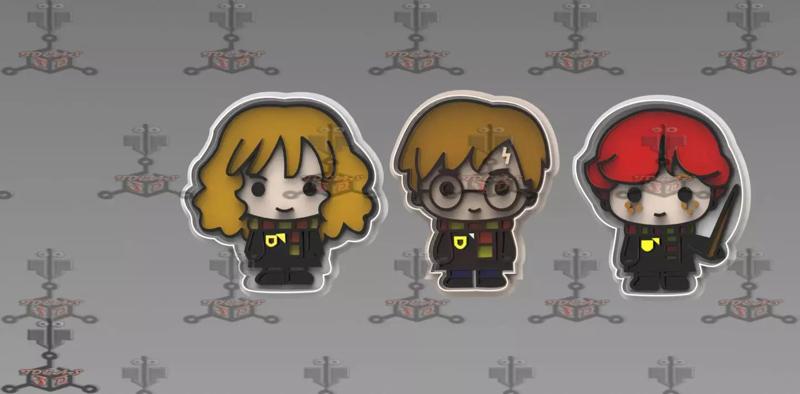 cookie cutter Harry potter Hermione and Ron