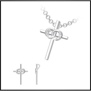 JCD White gold pendant jewelry jcd