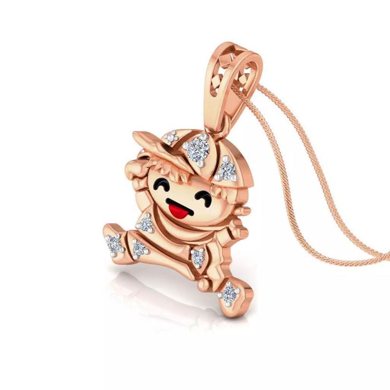 Kids boy pendant 3dm stl detail