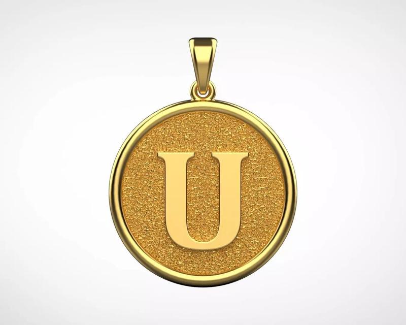 Pendant Letter U N54