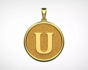 Pendant Letter U N54