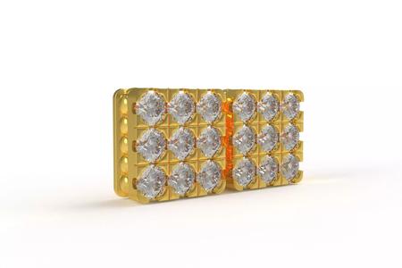 00020 Square Shape Stud Earring