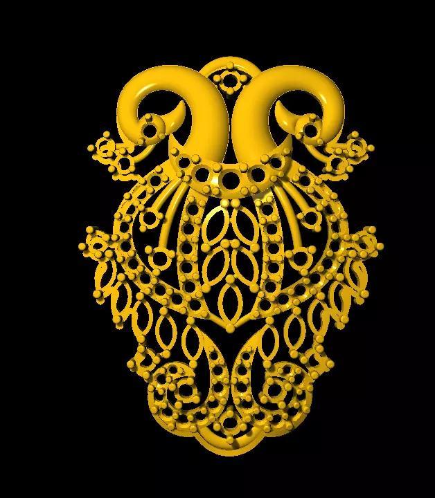 Sidepiece ornate octopus