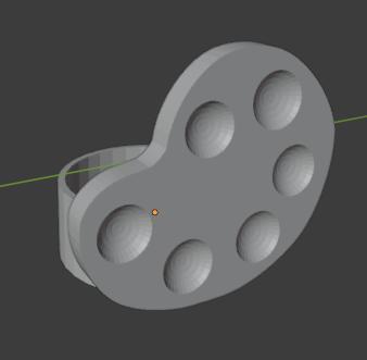 Nail painting palette