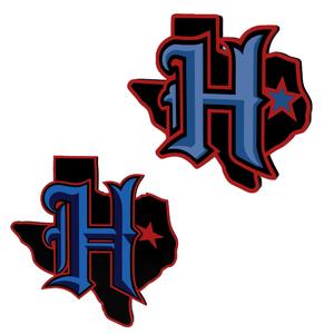 3D MULTICOLOR LOGO/SIGN - Houston Texans Over Texas (Two Versions)