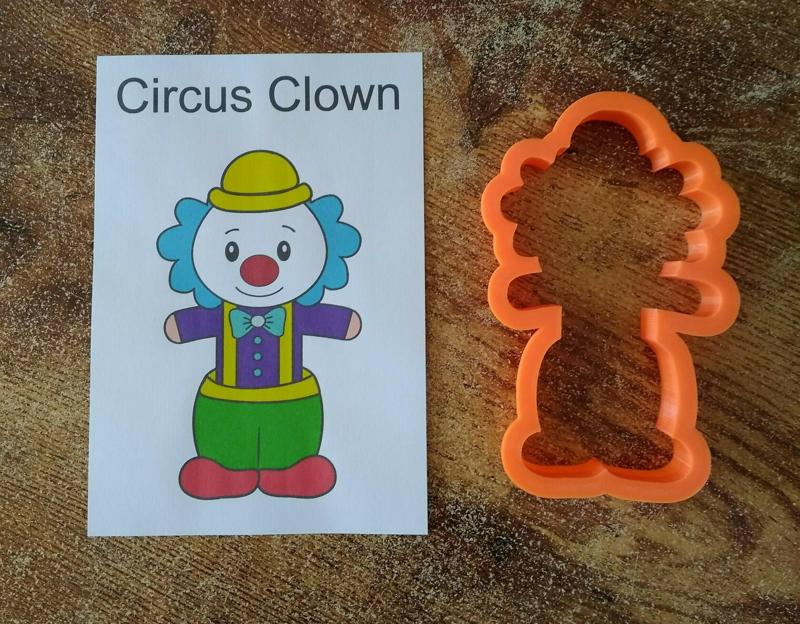 Circus Clown Cookie Cutter