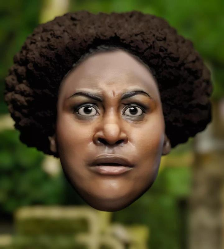 A Minecraft Movie Danielle Brooks as Dawn Head Headsculpt
