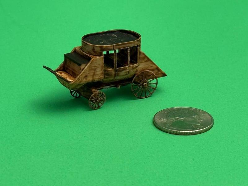 OLD WEST STAGECOACH 1:87 HO SCALE