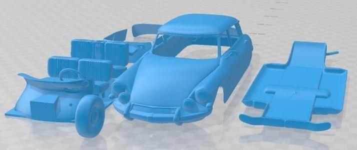 Citroen DS 21 Pallas 1966 Printable Car