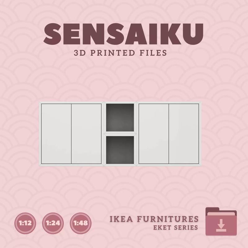 EKET Storage Combo 06 for Dollhouse - IKEA - 3D Print