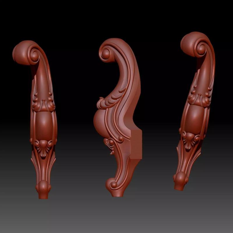European carved furniture legs02