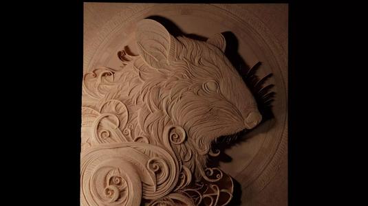 Numbat CNC 3d Print High Relief Sand Casting