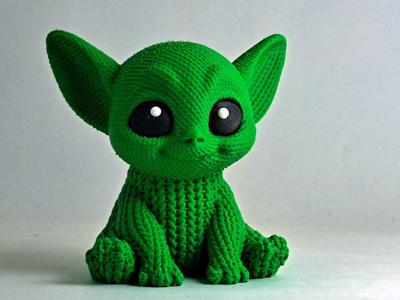 Knitted Baby Yoda - NO AMS & Supports - Cute