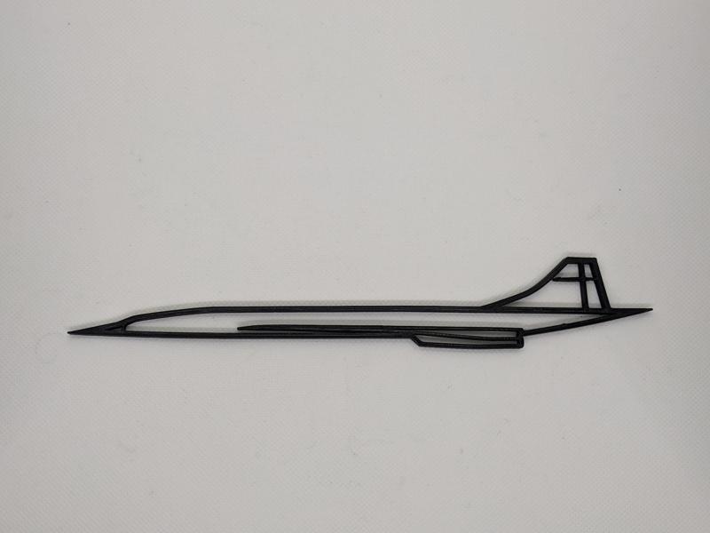 Wall decoration concorde plane