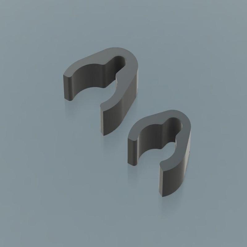 Microphone stand clips