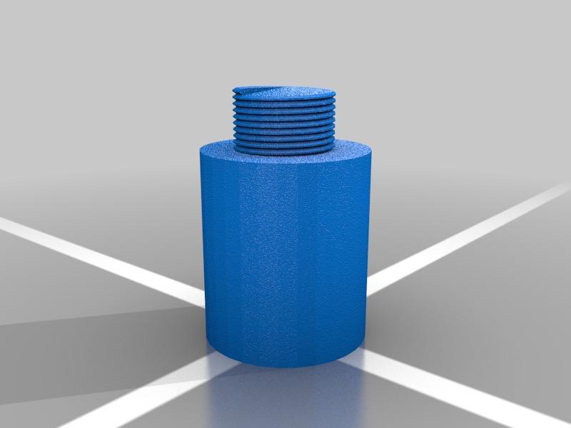 Painter's pole to microphone clip (boom arm!)