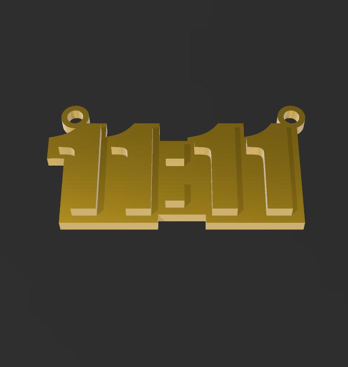 11:11 pendant