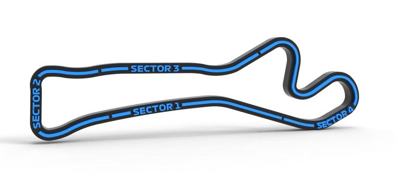 TRELEW CIRCUIT - ARGENTINEAN MOTOR RACING CIRCUITS COLLECTION