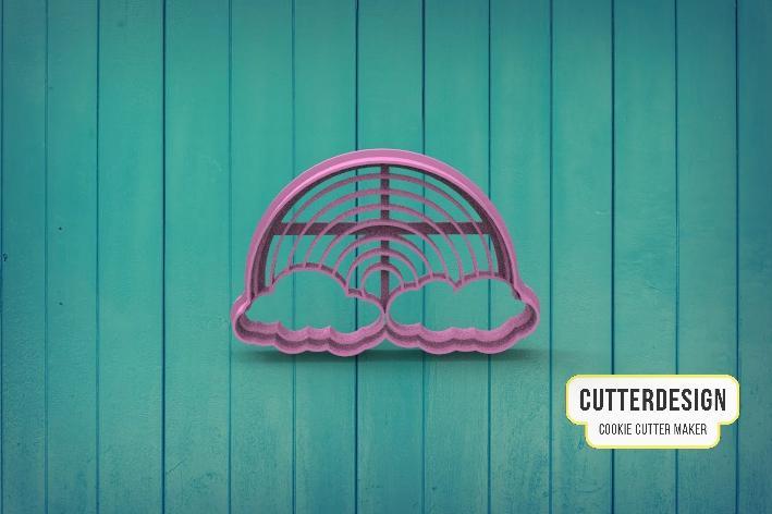 Rainbow Rainbow Cookie Cutter M1
