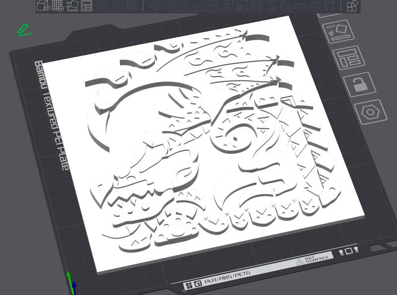 RATHIAN - ICON PLATE FROM MONSTER HUNTER (SINGLE COLOR)