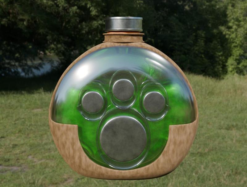 Bottle Health Potion Monster Hunter Wilds