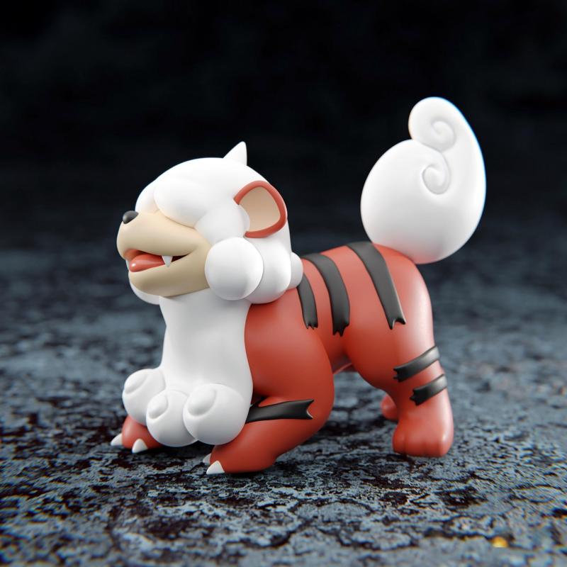 Pokemons - Hisuian Growlithe.