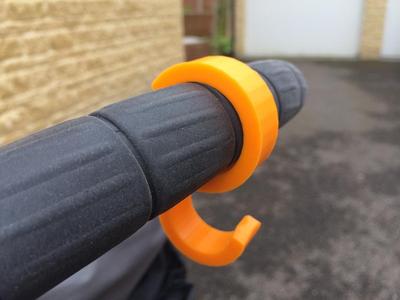 Handlebar hook for Babyjogger buggy/stroller