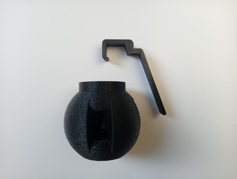 Meteorite Airsoft Impact Cap Grenade Traditional Style Airsoft Grenade Conversion Kit (FUZE NOT INCLUDED)