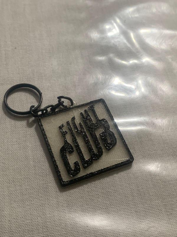 Fight club keychain