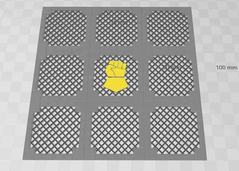 Imperial Fists Grate Floor Tile