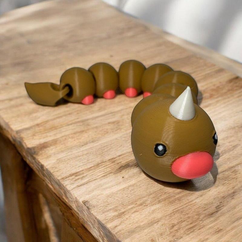Articulated Weedle - Pokémon Figure