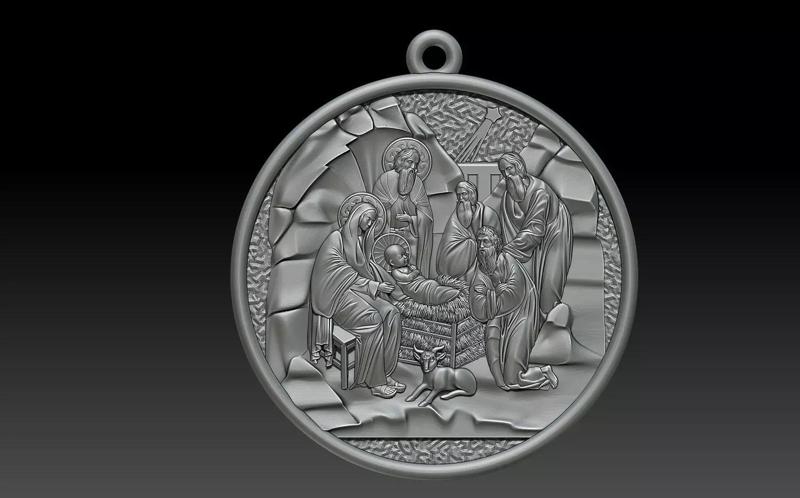 BABY JESUS BORN PENDANT