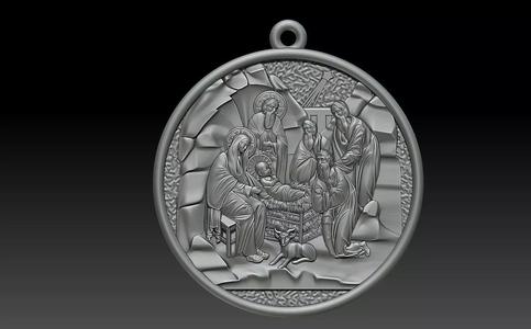 BABY JESUS BORN PENDANT