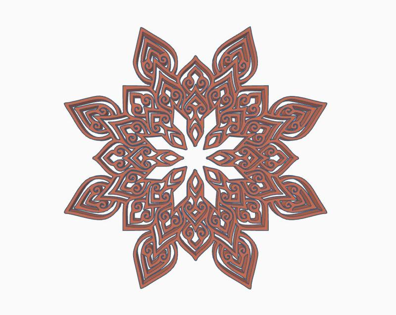 Mandala coaster soap dish wall art