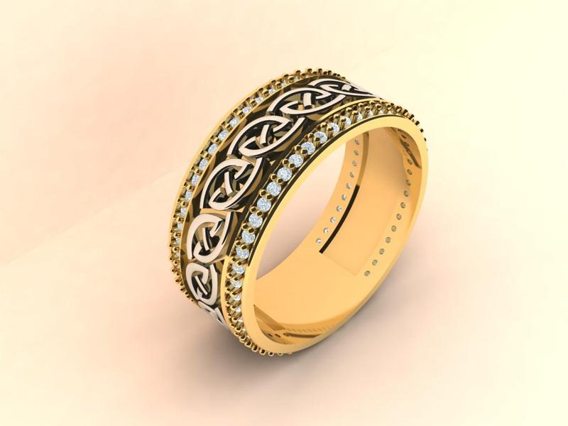 Celtic knot ring 004