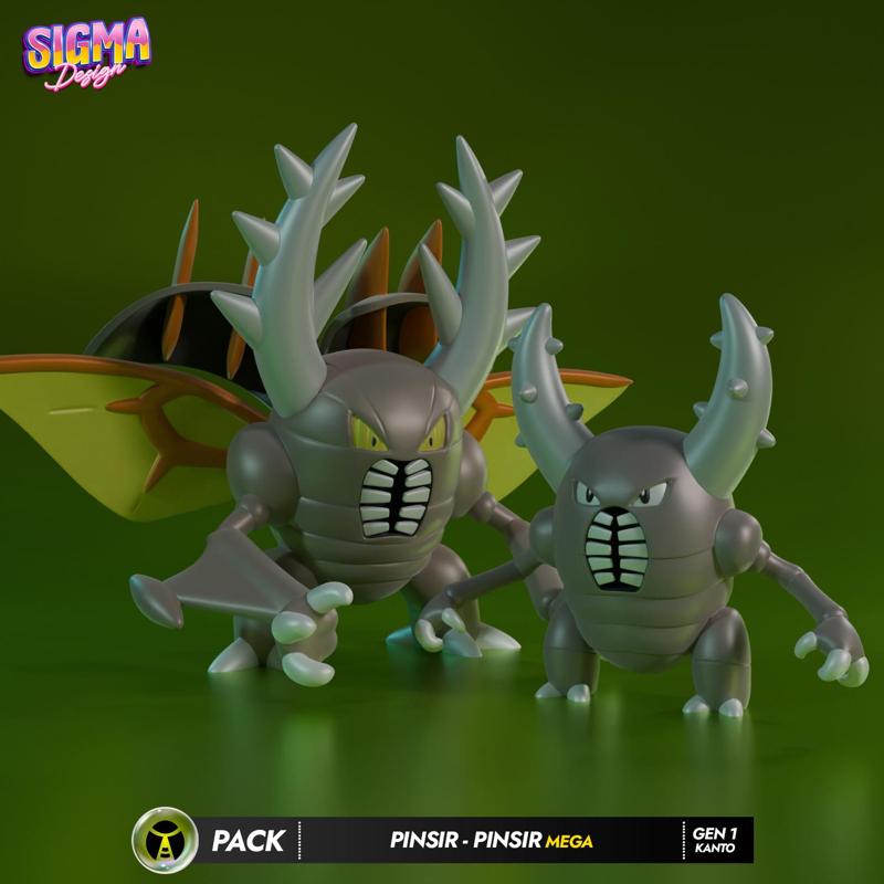 pack - pinsir mega pinsir