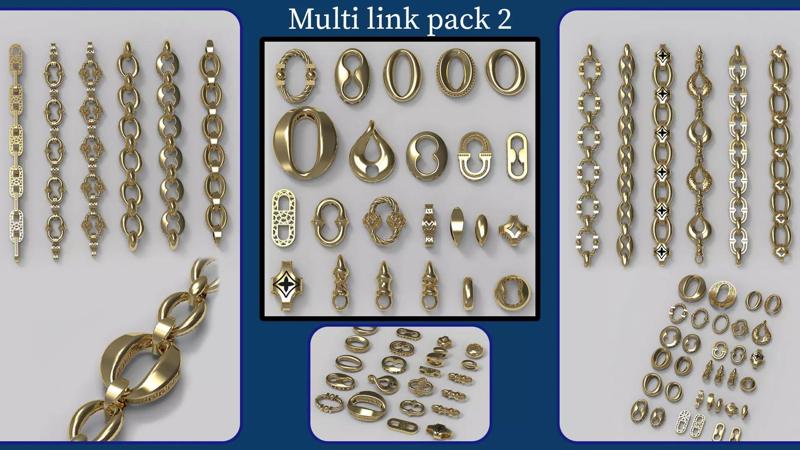 Chain Multi-Link 3D print model