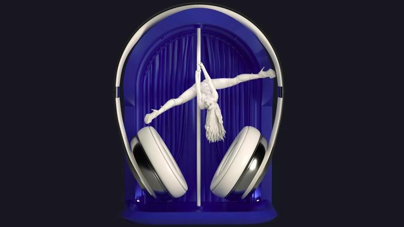 Headphone Holder strip dance 1