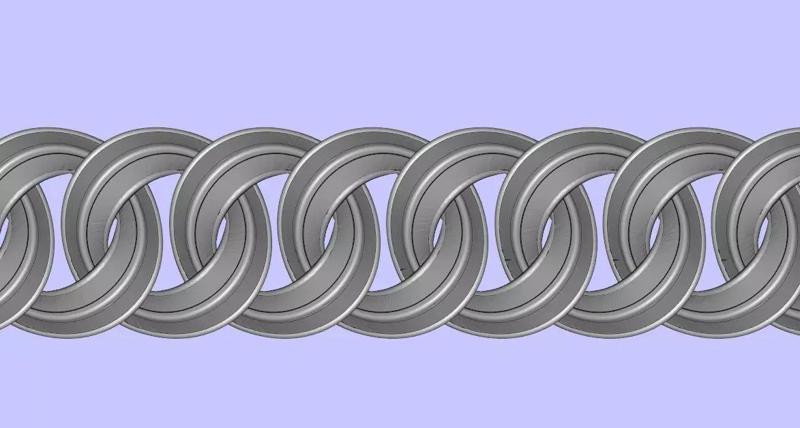 Unique Round Link Chain Necklace Hip Hop Jewelry