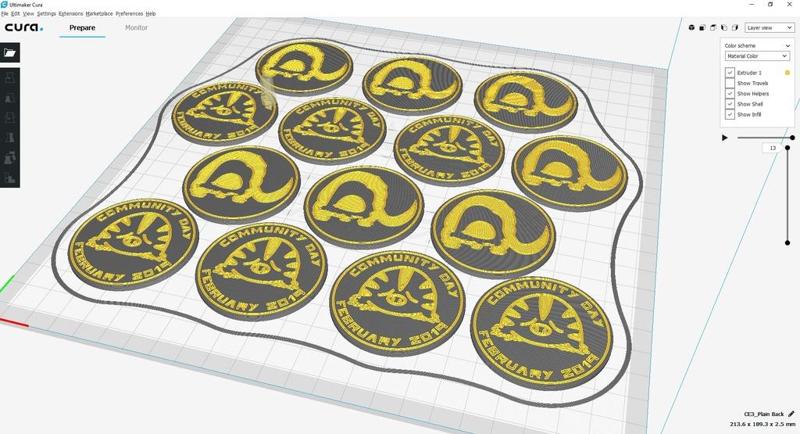 Pokemon Go Community Day #14 coin - Swinub