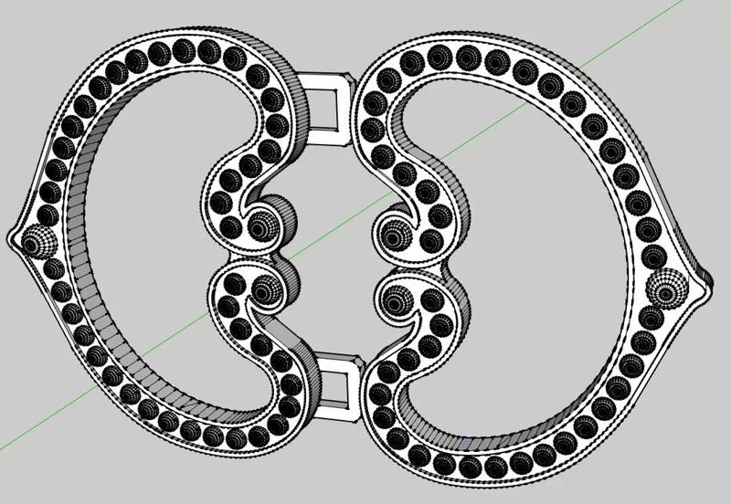 Padme Amidala Tatooine Cloak Clasp - Cosplay Prop Star Wars