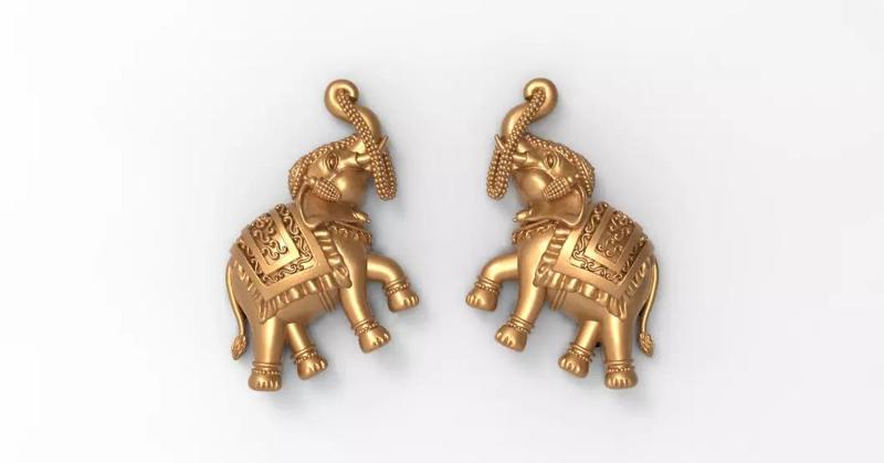 ELEPHANT pair of earrings