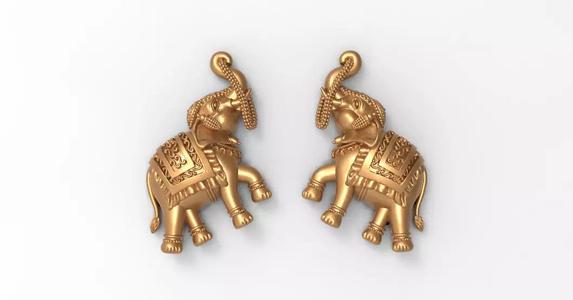 ELEPHANT pair of earrings