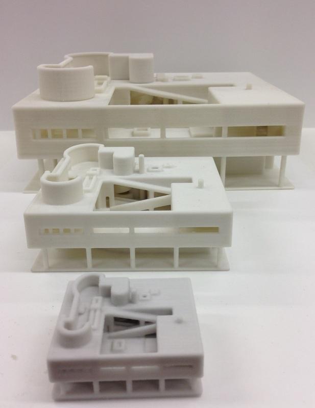 Villa Savoye with internal detail