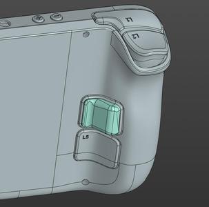 Steam Deck Back Button Attachment