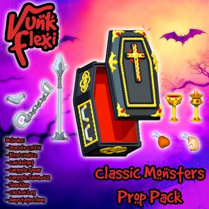 Classic Monsters Prop Pack for Flexis