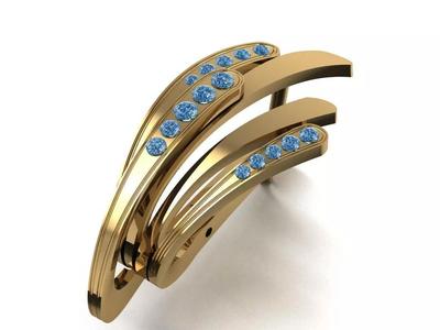 Diamond earring  456