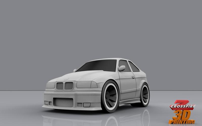 BMW E36 M3 Comic-Car
