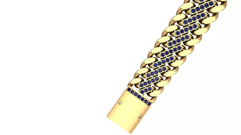 3d chain cuban model